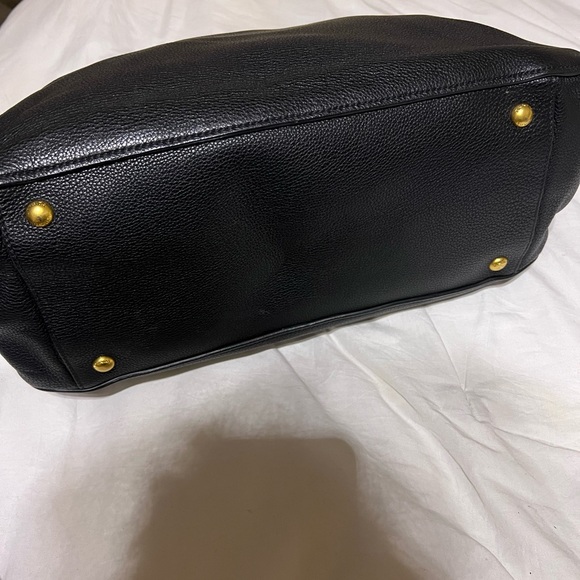 Prada Vitello Daino Tote Black Bag Vintage - Picture 9 of 13